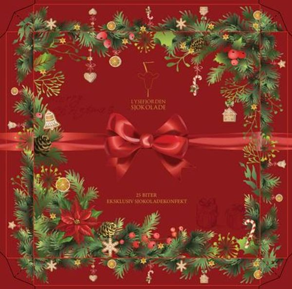 Hovedbilde GAVEPAKKE MED 25 BITER KONFEKT I JULEESKE
